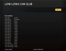 Tablet Screenshot of lowlows-mcla.weebly.com