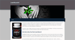 Desktop Screenshot of leanmusclex.weebly.com