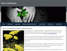 Tablet Screenshot of green-landscaping.weebly.com