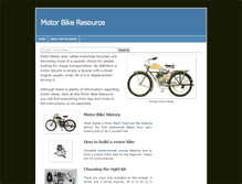 Tablet Screenshot of motorbicycle.weebly.com