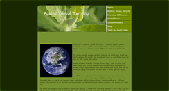 Desktop Screenshot of againstglobalwarming.weebly.com