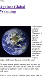 Mobile Screenshot of againstglobalwarming.weebly.com