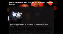 Desktop Screenshot of createbeats.weebly.com