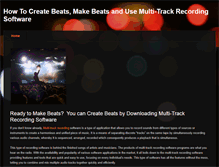 Tablet Screenshot of createbeats.weebly.com