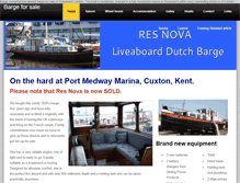 Tablet Screenshot of converted-barge.weebly.com