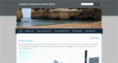 Desktop Screenshot of jackson6adventuresdownunder.weebly.com