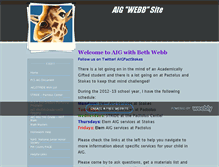 Tablet Screenshot of aigwebb.weebly.com