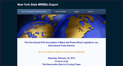 Desktop Screenshot of nysmwbe-export.weebly.com