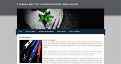 Desktop Screenshot of customlanyard.weebly.com