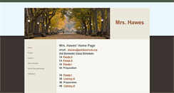 Desktop Screenshot of ahawes.weebly.com