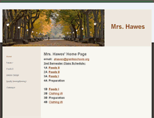Tablet Screenshot of ahawes.weebly.com