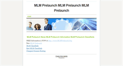 Desktop Screenshot of mlmprelaunchadvisor.weebly.com