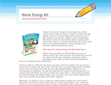 Tablet Screenshot of home-energy-kit-review.weebly.com