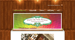 Desktop Screenshot of patioroquecatering.weebly.com