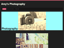 Tablet Screenshot of amysphotographyportfolio.weebly.com