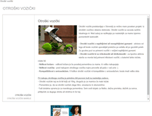 Tablet Screenshot of otroski-vozicki.weebly.com