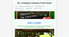 Desktop Screenshot of mslinebergersfabulousfourthgrade.weebly.com