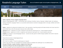 Tablet Screenshot of languagetuition.weebly.com