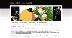 Desktop Screenshot of codegeasstheanime.weebly.com