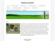 Tablet Screenshot of horsefanatics.weebly.com