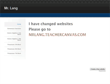 Tablet Screenshot of mrlangkhs.weebly.com