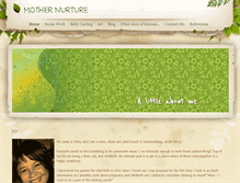 Tablet Screenshot of mother-nurture.weebly.com