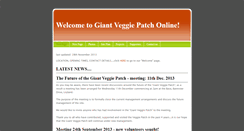 Desktop Screenshot of giantveggiepatch.weebly.com