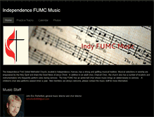 Tablet Screenshot of indyfumc.weebly.com