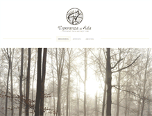 Tablet Screenshot of esperanzadevida.weebly.com