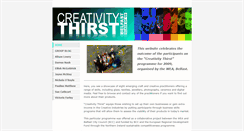 Desktop Screenshot of creativitythirst2009.weebly.com