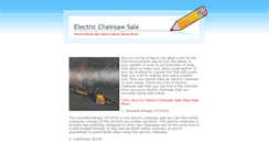 Desktop Screenshot of electric-chainsaw-sale-1.weebly.com