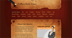 Desktop Screenshot of carltons-quote-corner.weebly.com