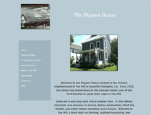 Tablet Screenshot of hopsonhouse.weebly.com
