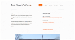 Desktop Screenshot of mrsskokna.weebly.com