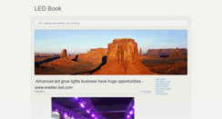 Desktop Screenshot of ledbook.weebly.com