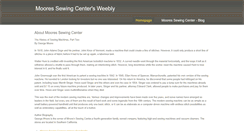 Desktop Screenshot of mooressewingcenter.weebly.com