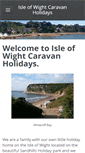 Mobile Screenshot of isleofwightcaravanholidaysuk.weebly.com