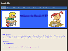 Tablet Screenshot of grade2d.weebly.com