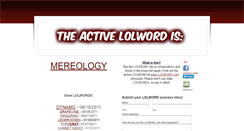 Desktop Screenshot of lolword.weebly.com