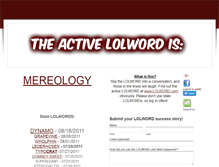 Tablet Screenshot of lolword.weebly.com
