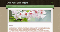 Desktop Screenshot of missmillsclass.weebly.com