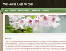 Tablet Screenshot of missmillsclass.weebly.com