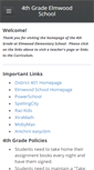 Mobile Screenshot of elmwood4thgrade.weebly.com