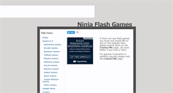 Desktop Screenshot of ninjaflashgames.weebly.com