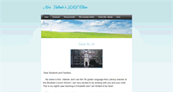 Desktop Screenshot of missvalentesclass.weebly.com