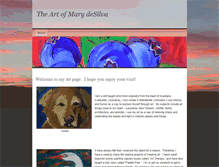 Tablet Screenshot of marydesilva.weebly.com