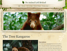 Tablet Screenshot of no-animal-left-behind.weebly.com