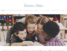Tablet Screenshot of education-station.weebly.com