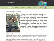 Tablet Screenshot of mrsmayskinderkids.weebly.com