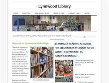 Tablet Screenshot of lynnwoodlibrary.weebly.com